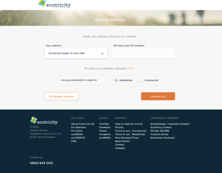 Ecotricity Onboarding